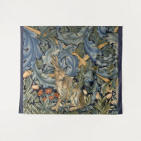 William Morris Forest Rabbit Floral Art Nouveau