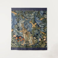 William Morris Forest Rabbit Floral Art Nouveau