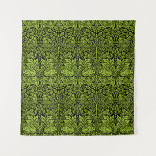 Tapiz William Morris Hermano Conejo Verde Sabio Negro