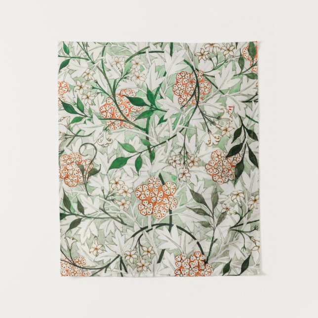 Tapiz William Morris Jasmine Garden Flower Classic (Anverso)