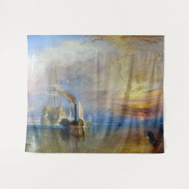 Tapiz William Turner - El Temeraire en lucha (Anverso (horizontal))