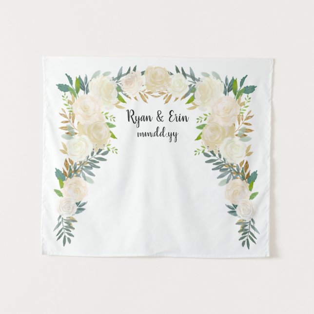 Tapiz Winter Wedding Backdrop Prop (Anverso (horizontal))