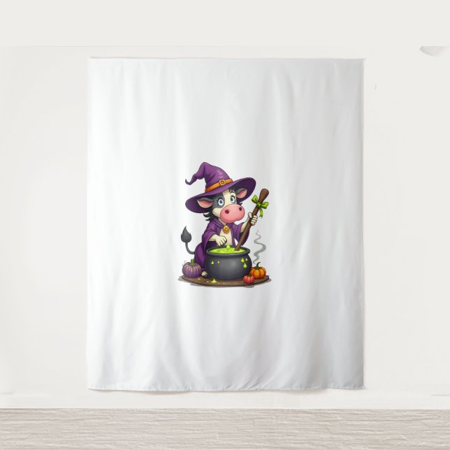 Tapiz Witch Cow Cauldron (Anverso)