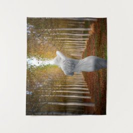 Tapiz Wood de birch plateado Nymph.