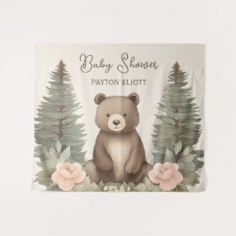 Tapiz Woodland Forest Bear