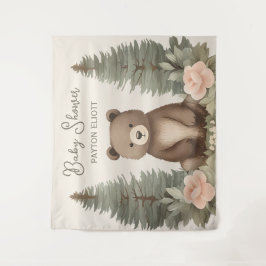 Tapiz Woodland Forest Bear