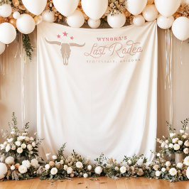 Tapiz WYNONA Cowgirl Rosa La última bachillera de rodeo