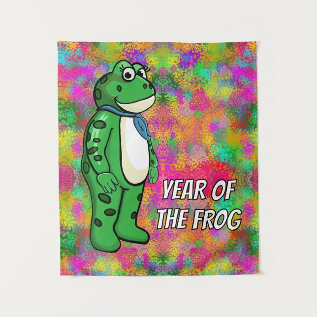 TAPIZ YEAR OF THE FROG (Anverso)
