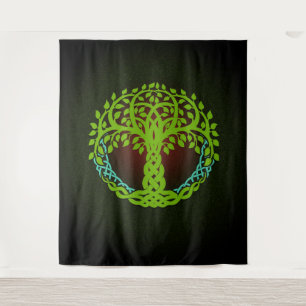 Tapiz Yggdrasil Viking árbol de la vida Edda Diseño Nórd