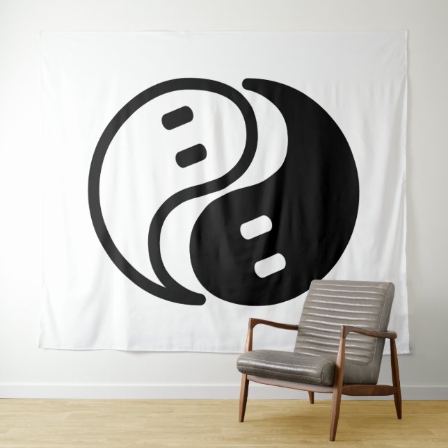 Tapiz Yin Yang Fantasma (In situ (horizontal))