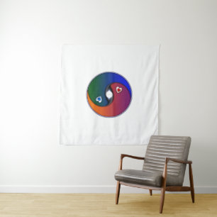Tapiz Yin Yang Sun Valentine Love