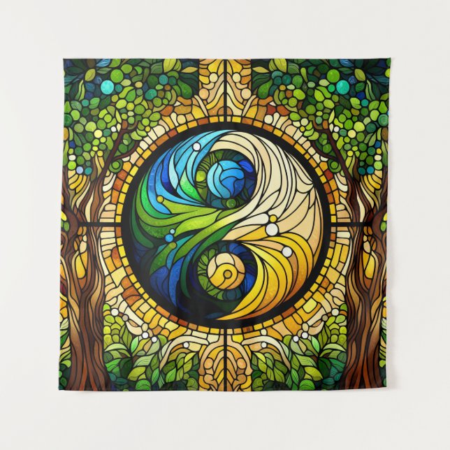 Tapiz Yin Yang Tapestry (Anverso)