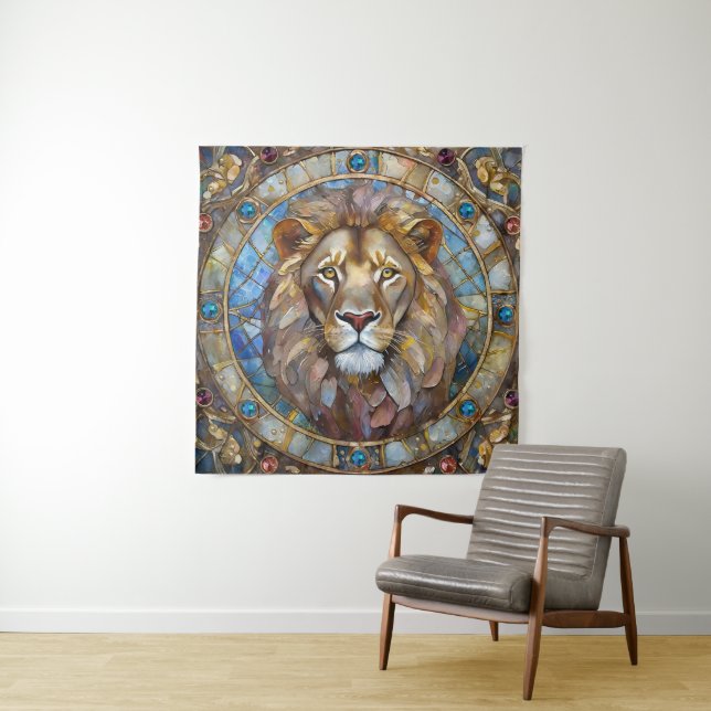 Tapiz Zodíaco - Leo el León (In situ)
