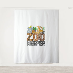 Tapiz Zookeeper vestume Zebra Wild Print Animal Africano