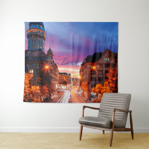 Tapiz Zurich Suiza Sunset