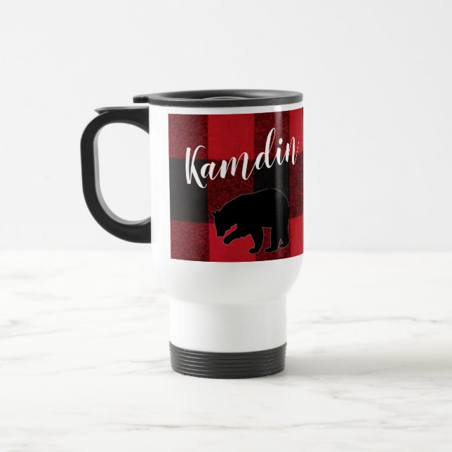 Tapón de café personalizado de 15 onzas de taza de (Izquierda)