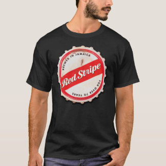 Tapón de frasco rojo con camiseta esencial