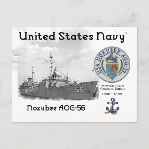 TAPÓN DE GASOLINA NOXUBEE AOG-56 DE USS - POSTAL