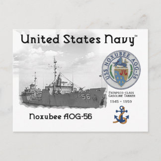 TAPÓN DE GASOLINA NOXUBEE AOG-56 DE USS - POSTAL