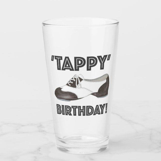 Tappy Happy Birthday Tap Dance Tapdance Shoes (Anverso)