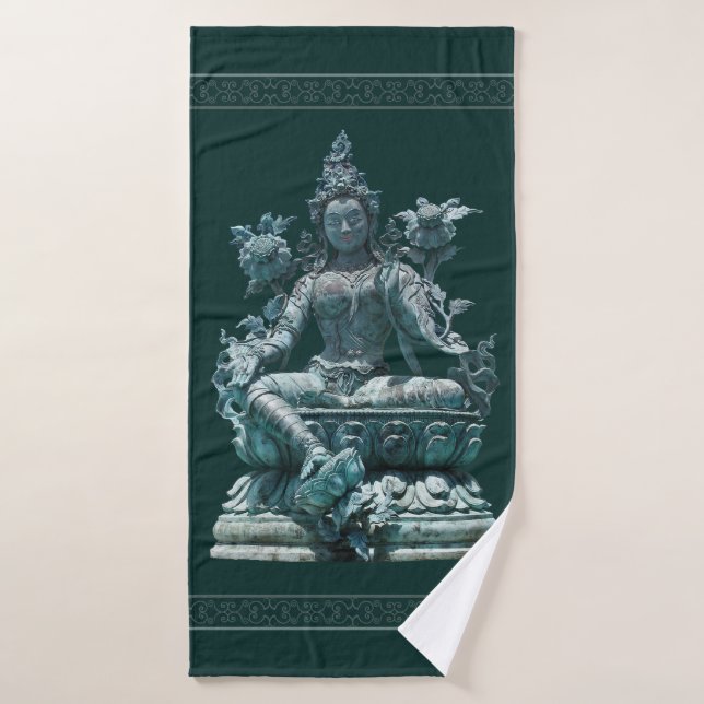 Tara verde (Toalla de baño)