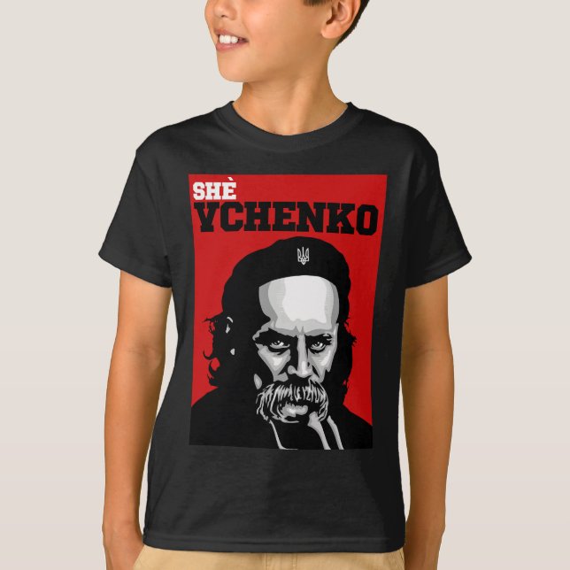 Taras Shevchenko Ella Vchenko Ucrania Camiseta Ucr (Anverso)