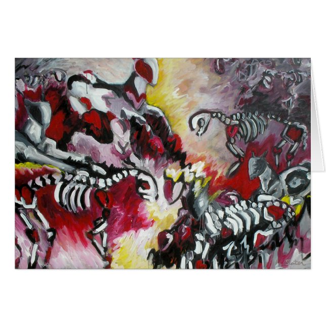 Tarde de la canícula - tarjeta (Anverso (Horizontal))