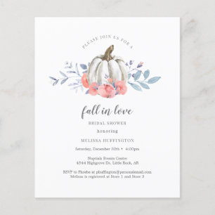 Tarde de Otoño en Amor Tarjeta de Invitación de De