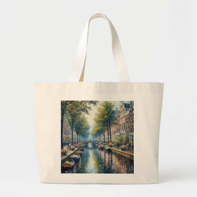 Tarde de otoño en el Canal - Bolsa Tote (Frente)