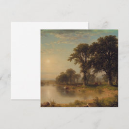 Tarde de verano (1865) - tarjeta plana