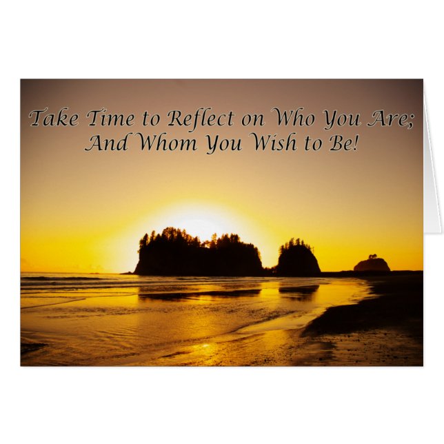 tarde el tiempo para reflejar (Anverso (Horizontal))