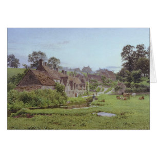 Tarde en la fila de Arlington, Bibury,