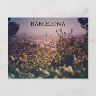 TARDE EN POSTAL DE BARCELONA