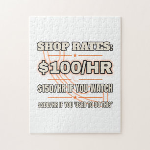 Tarifas de taller $100/Hr — Rompecabezas