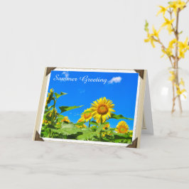 TARJETA ひ ま わ り