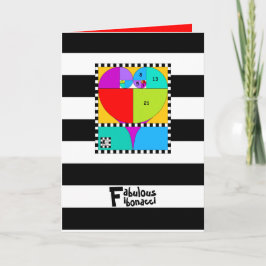 Tarjeta 0-1-1-2-3-5-8 Fibonacci