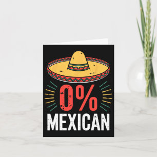 Tarjeta 0% Camisas Mexicanas Hombres Divertidos Cinco De M