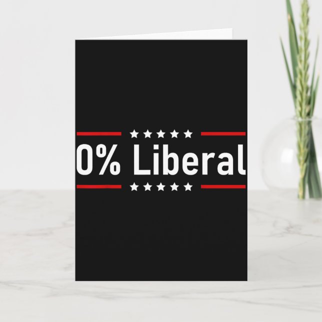 Tarjeta 0% Liberal - Zero Percent Statement  (Anverso)