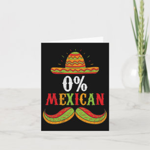 Tarjeta 0% mexicano Cinco De Mayo Fiesta Sombrero Niño Fun