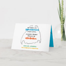 Tarjeta 1º dame nombres 656732214. No todos usan capas. A