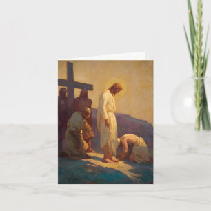 Tarjeta 10ª Estación del Vía Crucis - Jesús es Despojado d