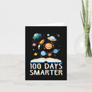 Tarjeta 100º Día De La Escuela 100 Días Libros Más Intelig