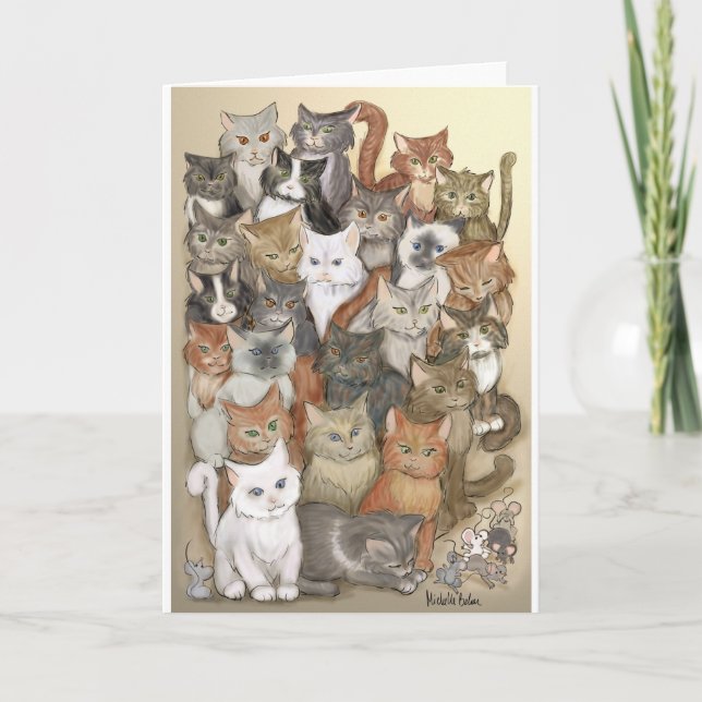 Tarjeta 1000 gatos (Anverso)