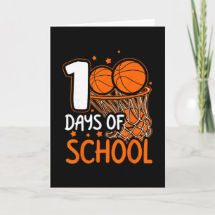 Tarjeta 100.º día de escuela Sketll niños 100 días de escu