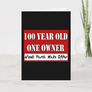 Tarjeta 100 años de edad, un solo dueño - Necesita piezas,