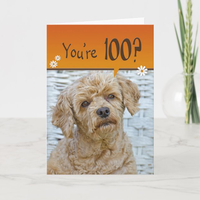 Tarjeta 100 cumpleaños (Anverso)