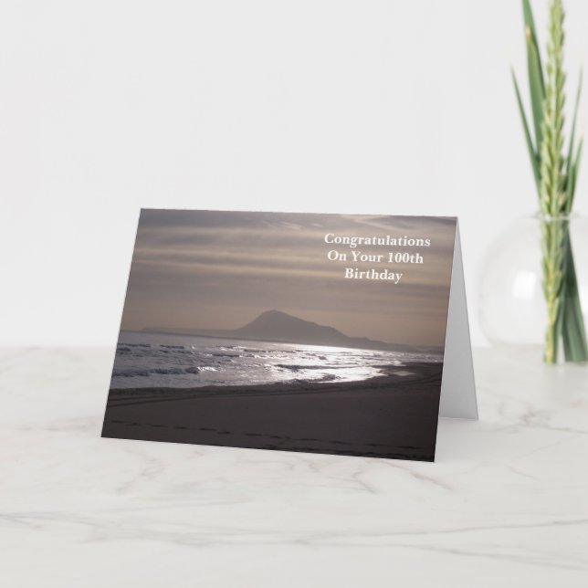 Tarjeta 100 cumpleaños (Anverso)