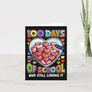 Tarjeta 100° Día De La Escuela Y Todavía Me Gusta 100 Días