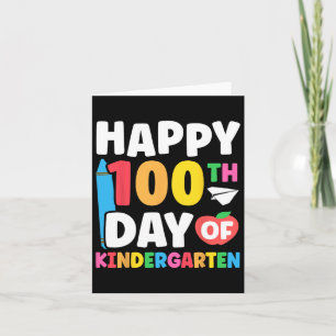 Tarjeta 100° Día De Los Niños De La Guardería 100 Días De
