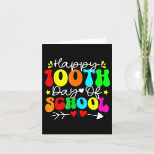 Tarjeta 100° Día De Los Niños Maestros Niños Felices 100 D